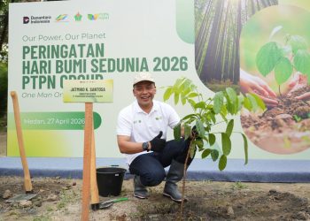Perkuat Komitmen Lingkungan Hari Bumi, PalmCo Targetkan Tanam 50.000 Pohon