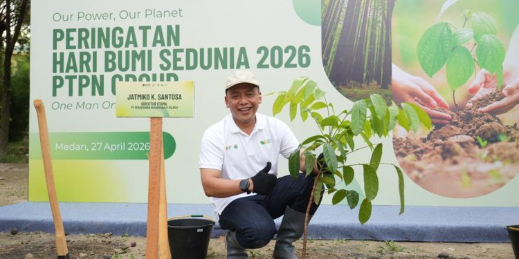Perkuat Komitmen Lingkungan Hari Bumi, PalmCo Targetkan Tanam 50.000 Pohon