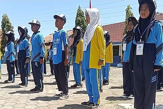 Latihan Dasar kepemimpinan Siswa Digelar SMP 6 Pemalang