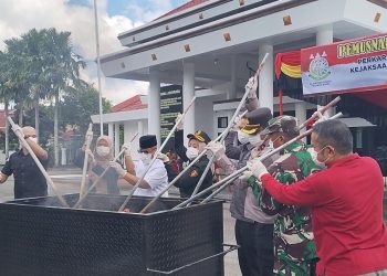 Pemusnahan Barang Bukti Didominasi Narkotika, Kejari Pasaman Barat Tangani 28 Perkara