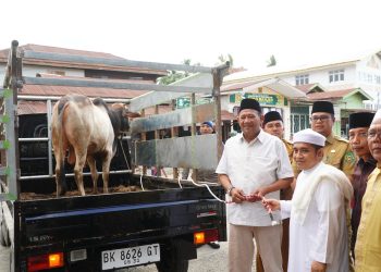 Bupati Syah Afandin dan Wabup Tiorita Tebar Qurban untuk Besilam, Menguatkan Tradisi Kepedulian Ditanah Langkat