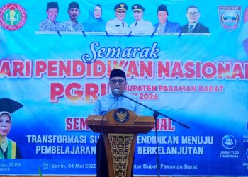 PGRI Pasaman Barat Gelar Seminar Hardiknas, Dorong Supervisi Modern dan Edukasi Lingkungan