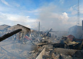 Amukan Api di Kampung Jawa, 77 Rumah Ludes, Ratusan Warga Kehilangan Tempat Tinggal