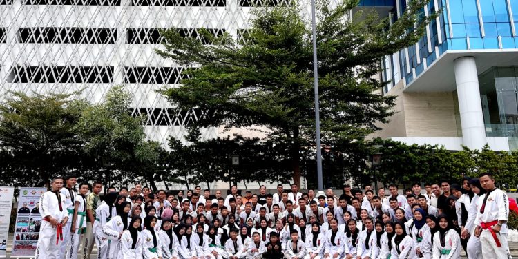 130 Atlet Tarung Derajat Kota Medan Latihan Gabungan Hadapi Porprov Sumut