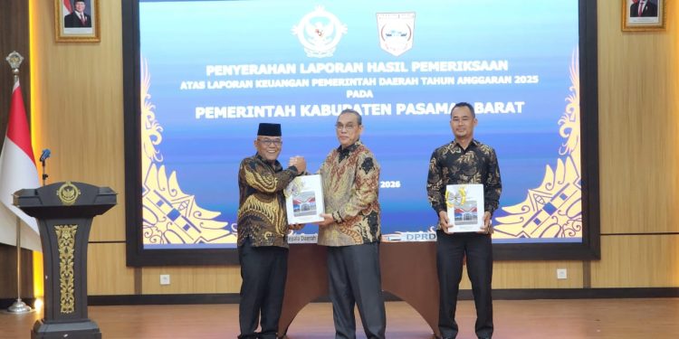 Pasaman Barat Raih Opini WTP ke-10 Berturut-turut dari BPK RI