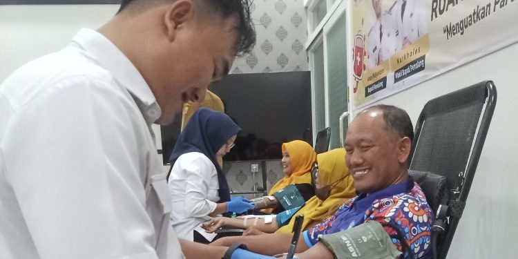 Pastikan Ketersediaan Stok Darah Nasional, Dindikpora Pemalang Gelar Aksi Donor Darah