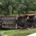 Bus Maut di Tol Medan–Tebing Tinggi: 4 Tewas, 19 Luka Berat, Bus Halmahera Ringsek Usai Hantam Pikap Ayam