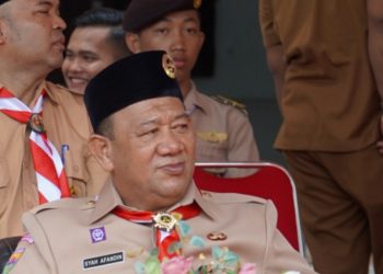 Syah Afandin Kobarkan Semangat Pramuka di Langkat, Tegaskan Generasi Muda Benteng Indonesia Emas