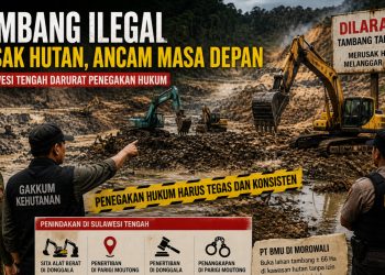 Sulteng Darurat Tambang Ilegal, FLH Soroti Dugaan Lemahnya Penegakan Hukum