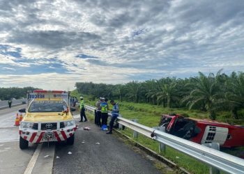 Empat Tewas di Tol Medan–Tebingtinggi, Sopir Bus Halmahera Kabur Usai Tabrakan Maut