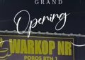 Hari ini Grand Opening Warkop NR, Warga Diajak Nikmati Hangatnya Silaturahmi dan Secangkir Kopi