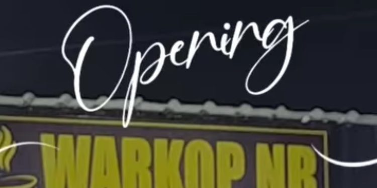 Hari ini Grand Opening Warkop NR, Warga Diajak Nikmati Hangatnya Silaturahmi dan Secangkir Kopi