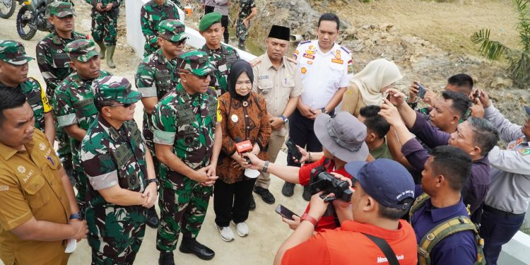 Wabup Tiorita Sambut Tim Wasev TMMD, Pastikan Pembangunan Desa di Langkat Tak Sekadar Seremonial