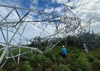 Diterjang Cuaca Ekstrem, 12 Tower Transmisi PLN di Sumut Roboh – Bengkok, Hercules Dikerahkan, Pemulihan Dikebut 24 Jam