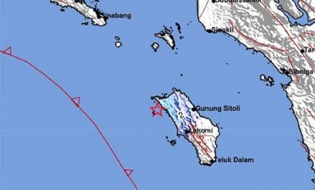 Gempa Dangkal M 4,8 Guncang Nias Utara, Getaran Kuat Picu Kewaspadaan Warga