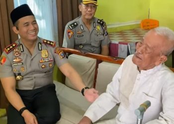 Polres Madina Anjanhsana Wujud Penghormatan Kepada Warakawuri dan Purnawirawan Dalam Rangka HUT Bhayangkara Ke-80