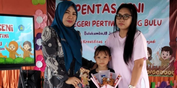 Pentas Seni Warnai Penamatan TK Negeri Pertiwi Ujung Bulu Bulukumba, Angkat Tema Generasi Emas
