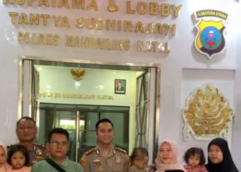 Polres Madina Berangkatkan Empat Anak Penderita Bibir Sumbing untuk Operasi Gratis di RS Bhayangkara Medan