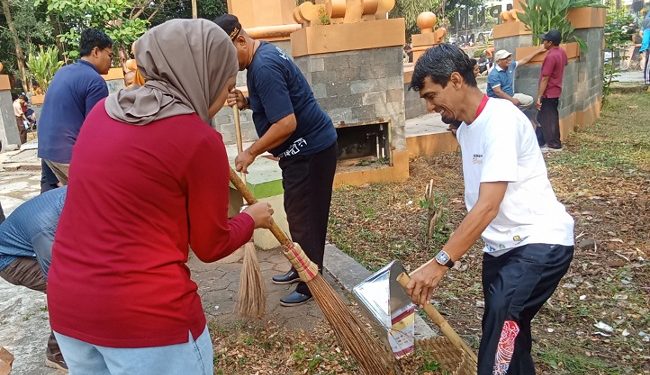 Wujudkan Wajah Baru Kota, Pemkab Pemalang Gelar Aksi Koloboratif Bebaskan Taman Dari Sampah