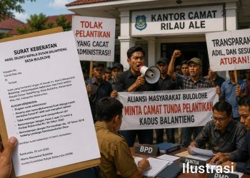 Aliansi Masyarakat Bulolohe Gugat Hasil Seleksi Kadus Balantieng, Minta Camat Tunda Rekomendasi Pelantikan