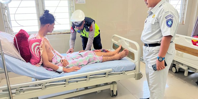 Korban Lakalantas Truk Fuso Rem Blong di Kotapinang Ditanggung Jasa Raharja