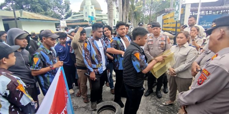 SAPMA IPK Labura Demo BPN Labuhanbatu, Pertanyakan Status Lahan dan Dugaan Penjualan Kavling PT JSS