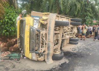 Truk Sawit Maut Hantam Mimpi Tiga Pelajar SMP di Bilah Hilir, Satu Tewas