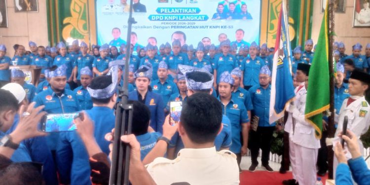 Lintas OKP dan OKI Padati Pelantikan DPD KNPI Langkat