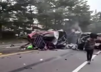 Kecelakaan Mengerikan di Sibolangit, 7 Kendaraan Ringsek, Belasan Penumpang Terjepit dalam Kabin