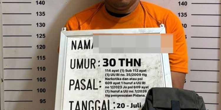 Satresnarkoba Polres Labuhanbatu Tangkap Pengedar Sabu, Amankan Cartridge Vape Diduga Mengandung Etomidate