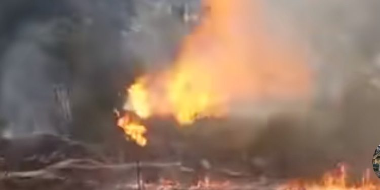 Sumur Minyak Tertua Berusia 141 Tahun di Langkat Terbakar, Kobaran Api Mengamuk Disitus Bersejarah Cikal Bakal Industri Migas Indonesia