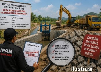 LIPAN Bulukumba Soroti Dugaan Kejanggalan Proyek Irigasi Rp16,5 Miliar di Bontonyeleng, Minta Dokumen Kontrak Dibuka