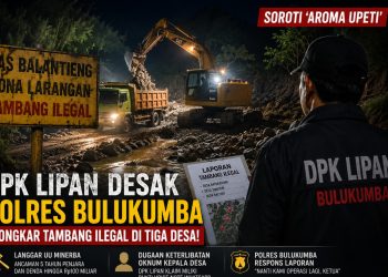 DPK LIPAN Desak Polres Bulukumba Tindak Dugaan Tambang Ilegal di Tiga Desa, Singgung Isu “Upeti