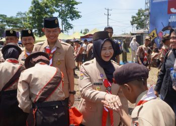 Tiorita Kobarkan Semangat Kontingen Langkat Dipenutupan Jamdasu XI Sumut, Generasi Tangguh Menuju Jambore Nasional