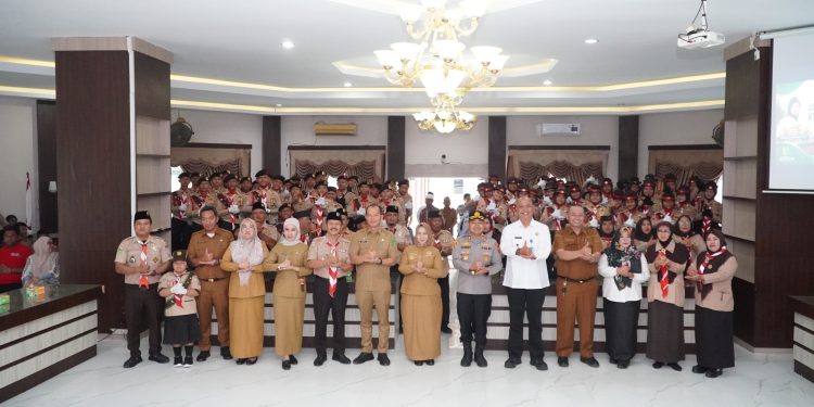 Plt Bupati Tiorita Lepas 85 Kontingen Langkat ke Jambore Nasional XII