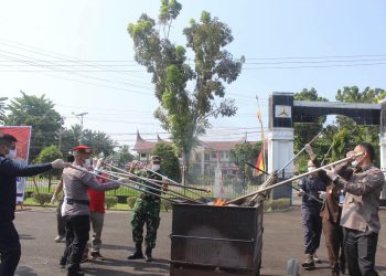 Kejari Pasaman Barat Musnahkan Barang Bukti 56 Perkara Inkrah, 32 Kasus Narkotika