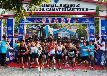 931 Pelari Ramaikan Fun Run Aek Nabara, Piala Ketua DPRD Labuhanbatu Jadi Rebutan