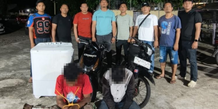 Curi Motor hingga Mesin Cuci dari Rumah Kosong, Dua Pria Ditangkap Polisi