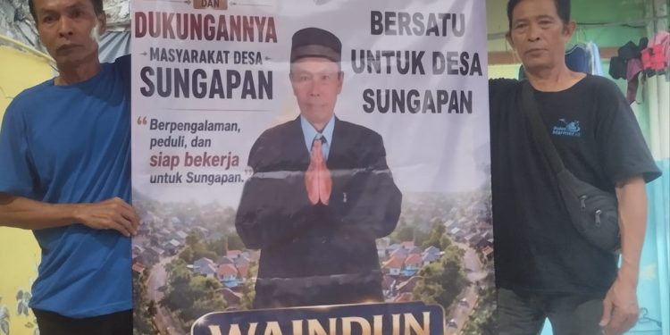 Warga Sungapan Pemalang Berharap Waindun Jadi Kades Sampai Rela Patungan Dana Kampanye