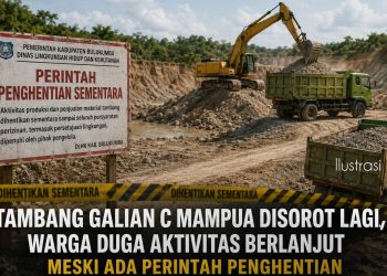 Tambang Galian C di Mampua Disorot Lagi, Diduga Aktivitas Produksi Material Berlanjut, Meski Ada Perintah Penghentian