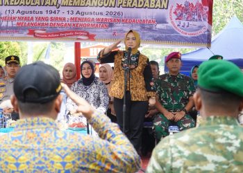 Plt Bupati Tiorita Kobarkan Semangat Perjuangan Diperingatan ke-79 Berandan Bumi Hangus