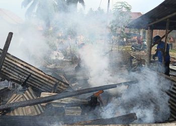 Kebakaran Satu Unit Kantin SD Negeri 09 Kinali, Kerugian Ditaksir Rp20 Juta