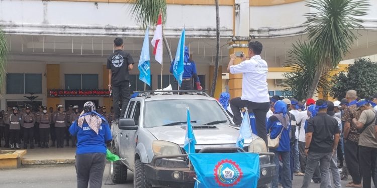 KSPSI Pasaman Barat Gelar Aksi Damai, Soroti Perda Buruh dan Kasus PHK Sepihak