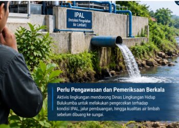 Aktivis Soroti Limbah Dapur SPPG Jawi-Jawi 02 Tanete yang Dibuang ke Sungai