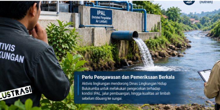 Aktivis Soroti Limbah Dapur SPPG Jawi-Jawi 02 Tanete yang Dibuang ke Sungai