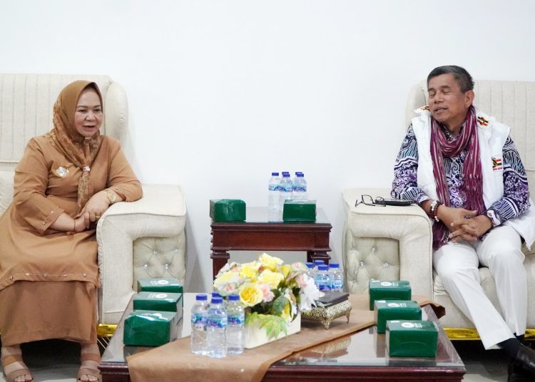 Plt Bupati Tiorita dan Hinca Pandjaitan Perkuat Sinergi Pembangunan Langkat
