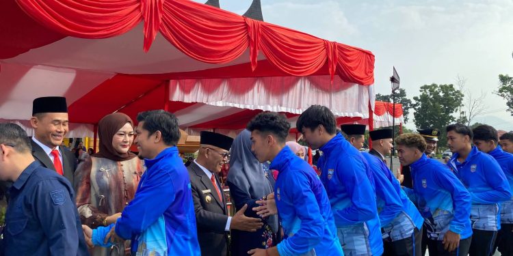 560 Kontingen Porprov XVI Pasbar di Lepas, Tekankan Sportivitas dan Jaga Nama Baik Pasbar