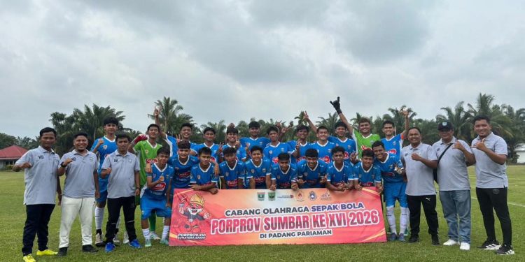 PS Pasbar Tahan Imbang Tanah Datar 1-1 di Porprov XVI Sumbar
