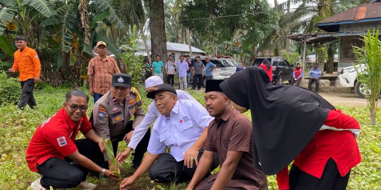 PMI Pasbar Perkuat Kesiapsiagaan Bencana Berbasis Masyarakat di Rantau Panjang