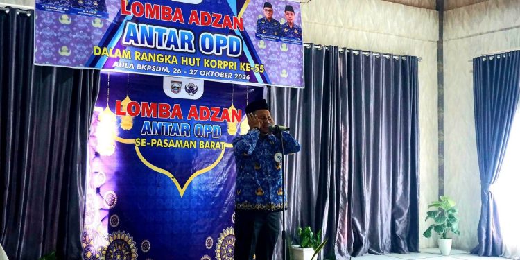 Pemkab Pasaman Barat Gelar Lomba Azan Antar-OPD